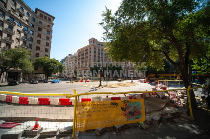 OBRES VIA LAIETANA PLAÇA ANTONI MAURA
