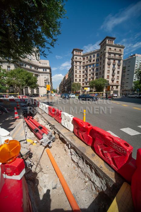 OBRES VIA LAIETANA PLAÇA ANTONI MAURA