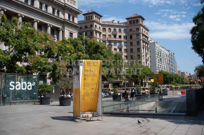 OBRES VIA LAIETANA PLAÇA ANTONI MAURA