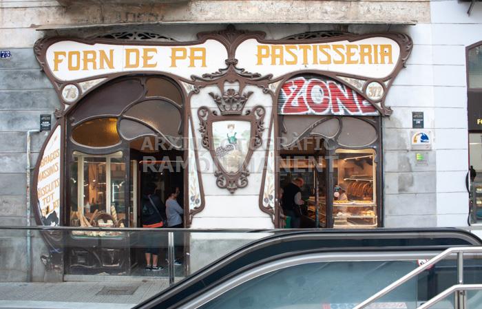 PASTISSERIA MODERNISTA C/CONSELL DE CENT/C/GIRONA