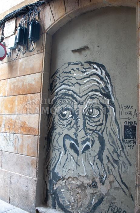 GRAFITI AL CARRER DE LA FONT DEL LLIRI 2023