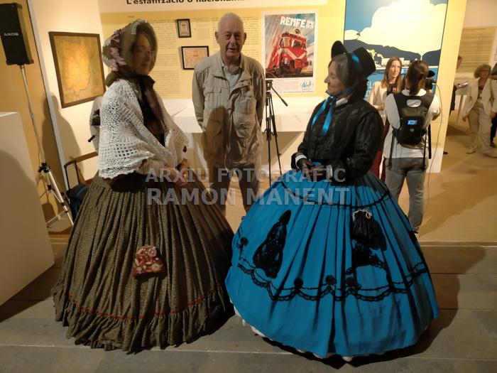 INAGURACIÓ EXPOSICIÓ 175 ANYS PRIMER TREN DE LA PENINSULA MIQUEL BIADA