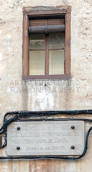 CARRER SANT ANTONI CASA ON VA NEIXER MIQUEL BIADA MATARO