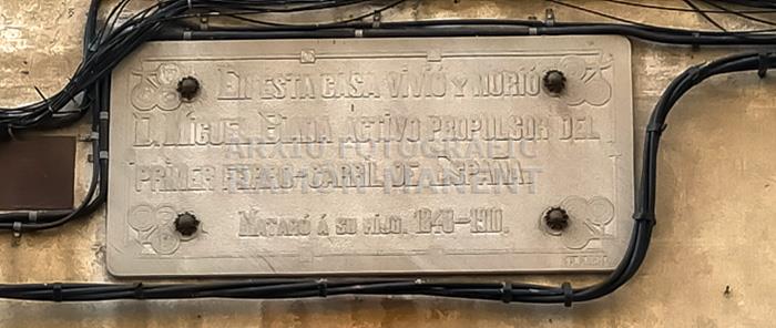 CARRER SANT ANTONI CASA ON VA NEIXER MIQUEL BIADA MATARO