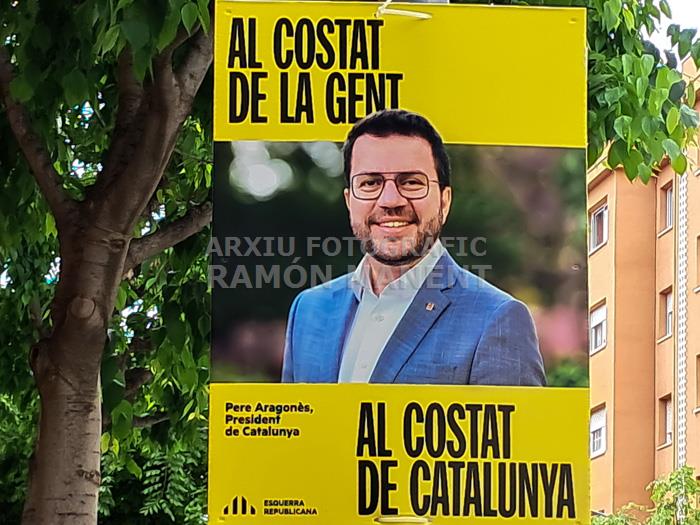 ELECCIONS PARLAMENT DE CATALUNYA 
CARTELL E R C 
PERE ARAGONES