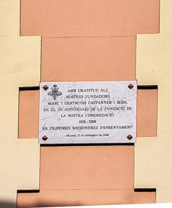 CASAL DE LES FILIPENSES 
CARRER SANT JOSEP MATARO