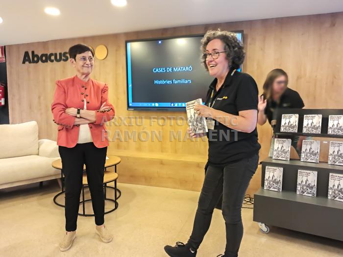 PRESENTACIÓ LLIBRE CASES DE MATARO HISTÒRIES FAMILIARS 
LLIBRERIA ABACUS 

