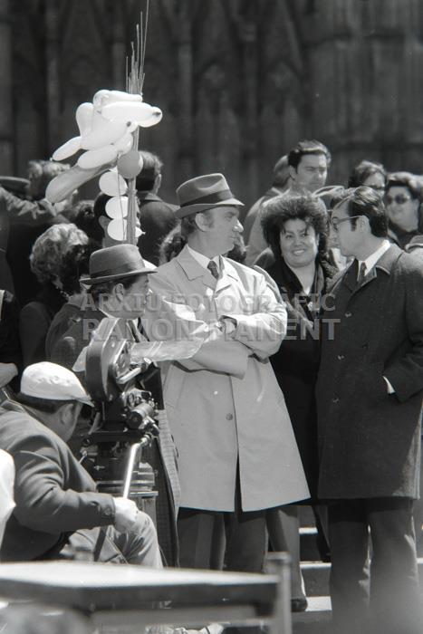 RODANT PEL LICULA BARCELONA PLAÇA DE LA CATEDRAL ANYS 60